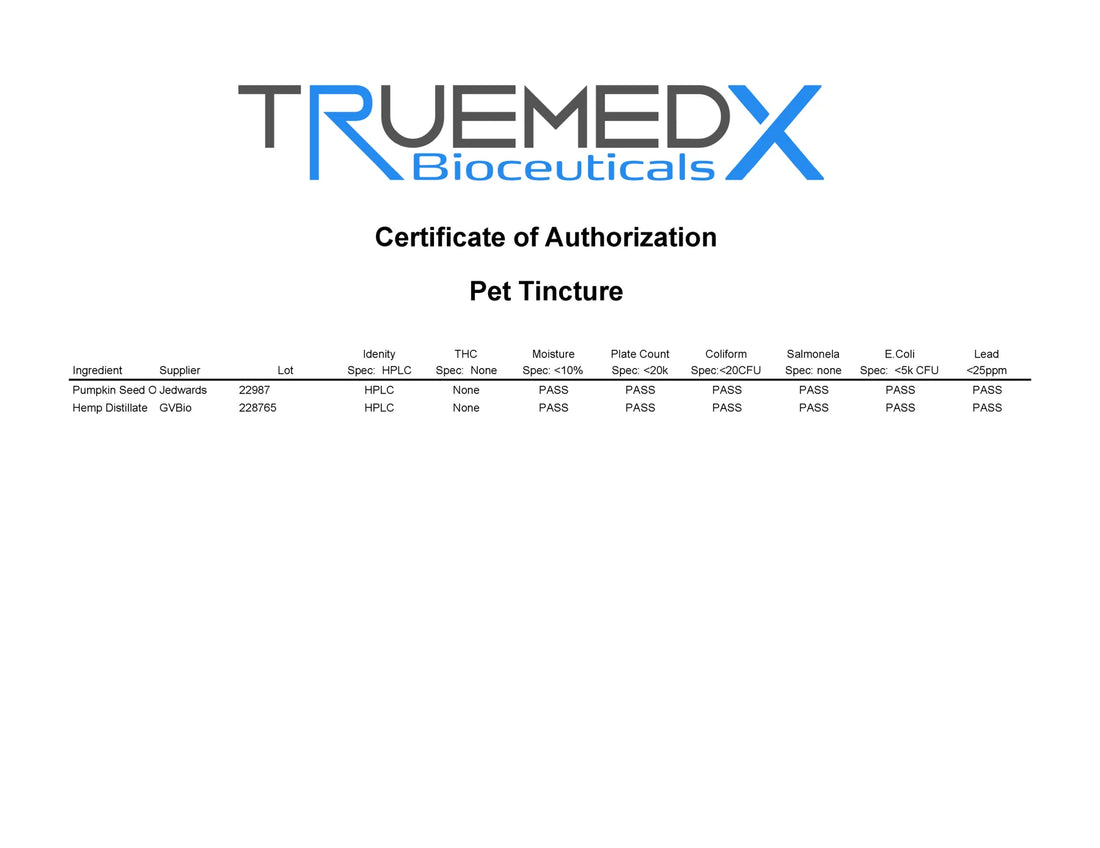 TrueMedX Balance for Pets