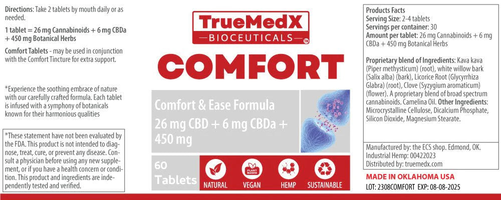 TrueMedX Comfort Tablets