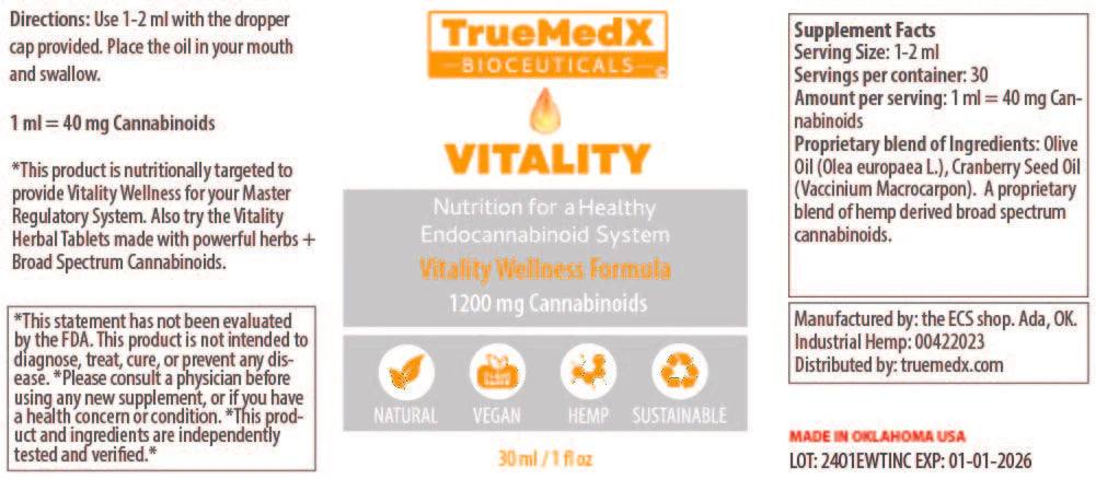 TrueMedX Vitality Tincture